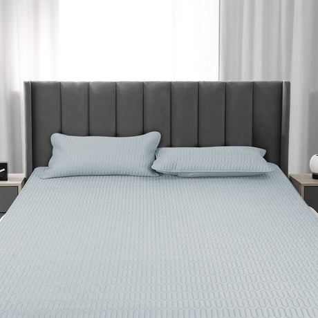 DreamZ Latex Cooling Bed Sheet Set Fitted 3PCS King-2006733219352940550