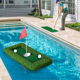 Centra Floating Golf Green Mat Set Outdoor - Rear View