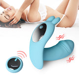 Urway Rabbit Vibrator Wireless Control Blue - Rear View