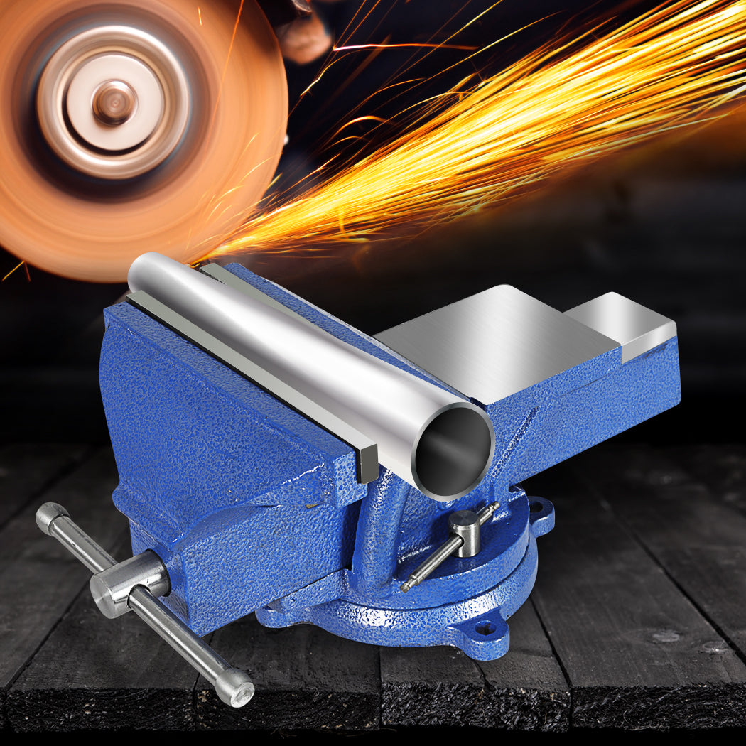 Traderight 8" Bench Vice Anvil Swivel 200mm-1954802735572455430