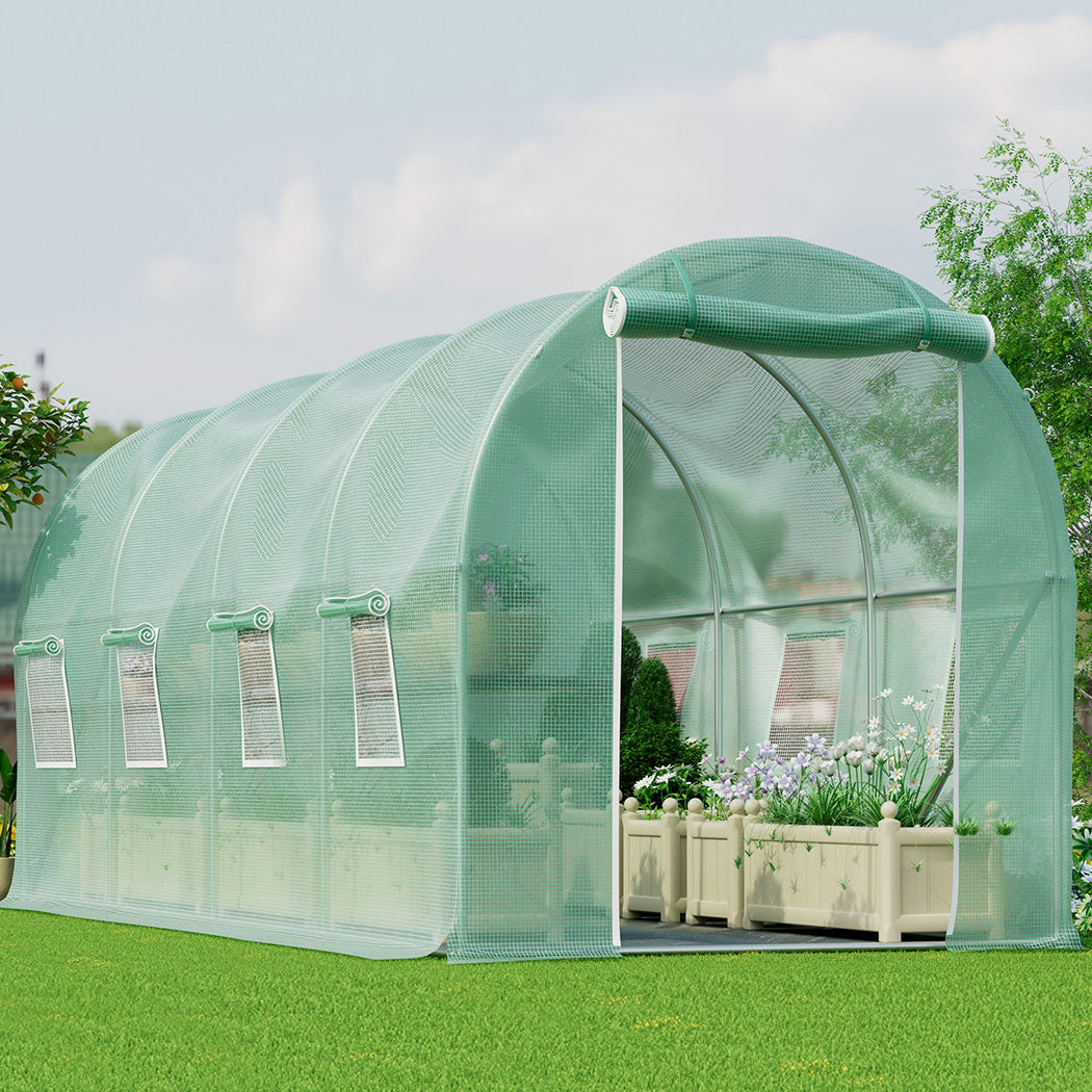 Lambu Greenhouse Walk-In Green House Shed 4M-2006732833401475079