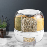 TOQUE Rice Storage Cereal Dispenser - Rear View