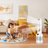 Spector Bladeless Fan Cooler & Heater & Purifying air - Close-Up Angle