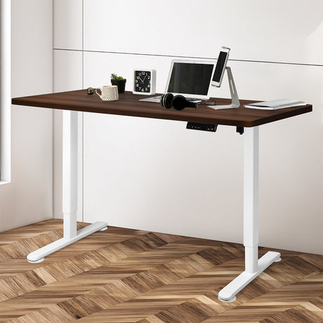 Levede Motorised Standing Desk Height 120cm Walnut 800x 1.5MM-2018816928264622086