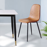 Levede 8x Dining Chairs Kitchen Eames - Rear View