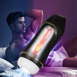 Urway Masturbator Vibrator Masturbation Black - Rear View