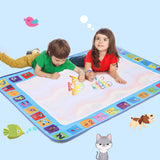 Kids Drawing Mat Aqua Doodle Board Water - Rear View