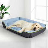 PaWz Pet Cooling Bed Sofa Mat Bolster Medium - Rear View
