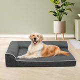 Pawz Orthopedic Dog Bed XL Grey - Rear View