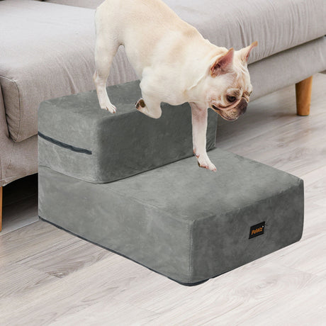 PaWz Pet Stairs 2 Step Ramp Portable Small-1954802513538584582