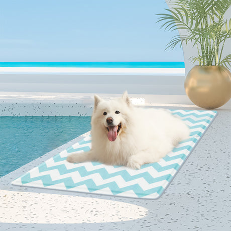 Pawz Pet Cooling Mat L Blue-1954802429728002054