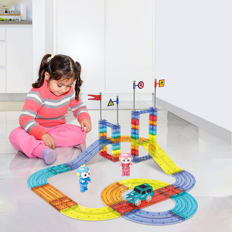 Kids Magnetic Tiles Blocks-2018816793874927622