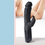 Urway Vibrator Dildo Masturbator Heating Black - Rear View