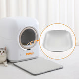 Pawz Replaceable Liner Pad for Automatic Cat Litter Box - Rear View