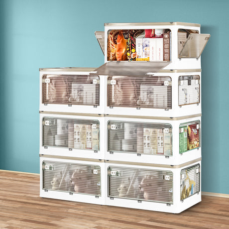 Storage Box Plastic Stackable Container L Large-2018816773394141190