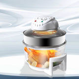 Spector Air Fryer Electric Convection White - Rear View