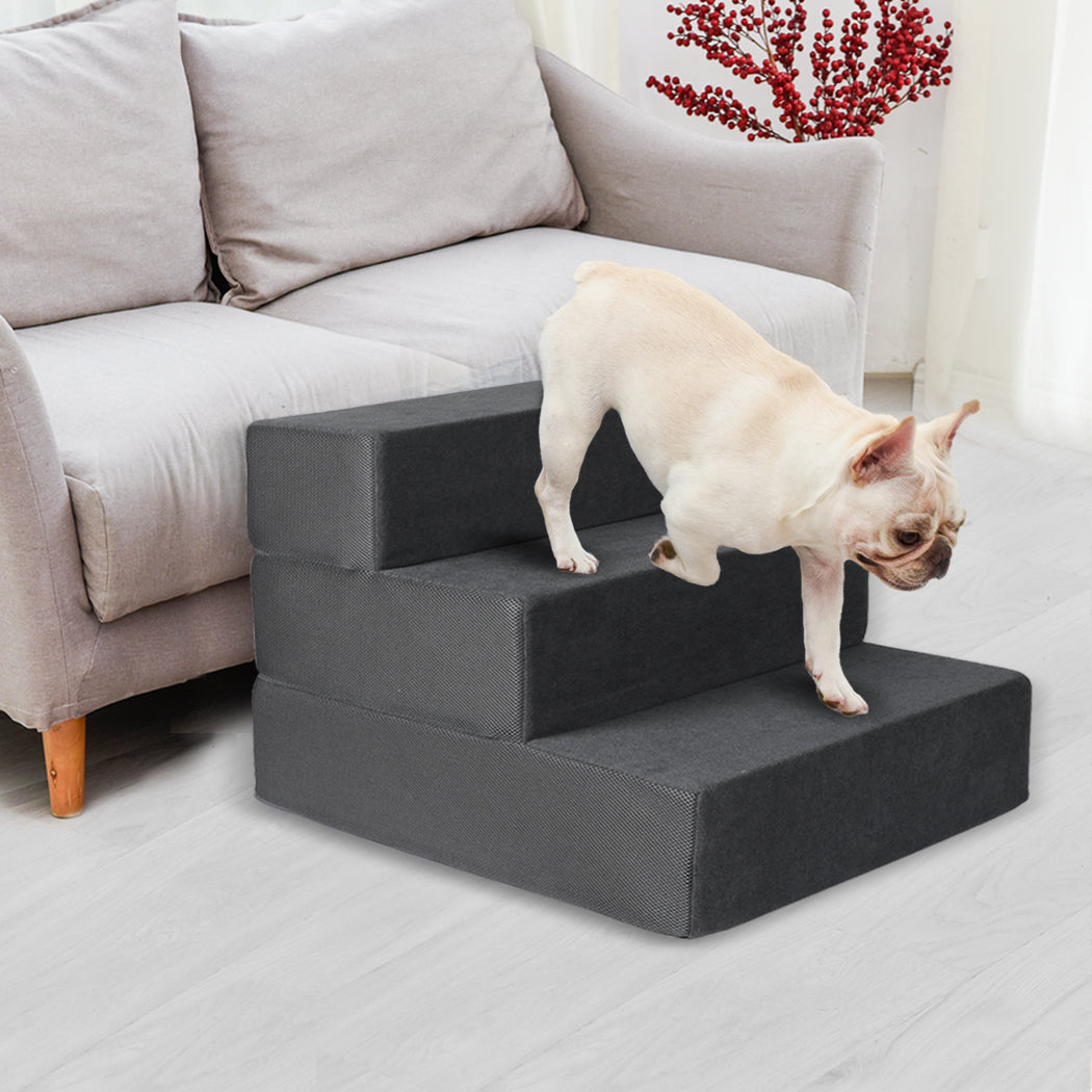 PaWz Multi-steps Dog Ramps For High Double 9KG-2018816787419893766