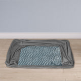 PaWz Pet Bed Sofa Dog Bedding Soft Warm XXL Cover Grey Cover XX-Large - Rear View