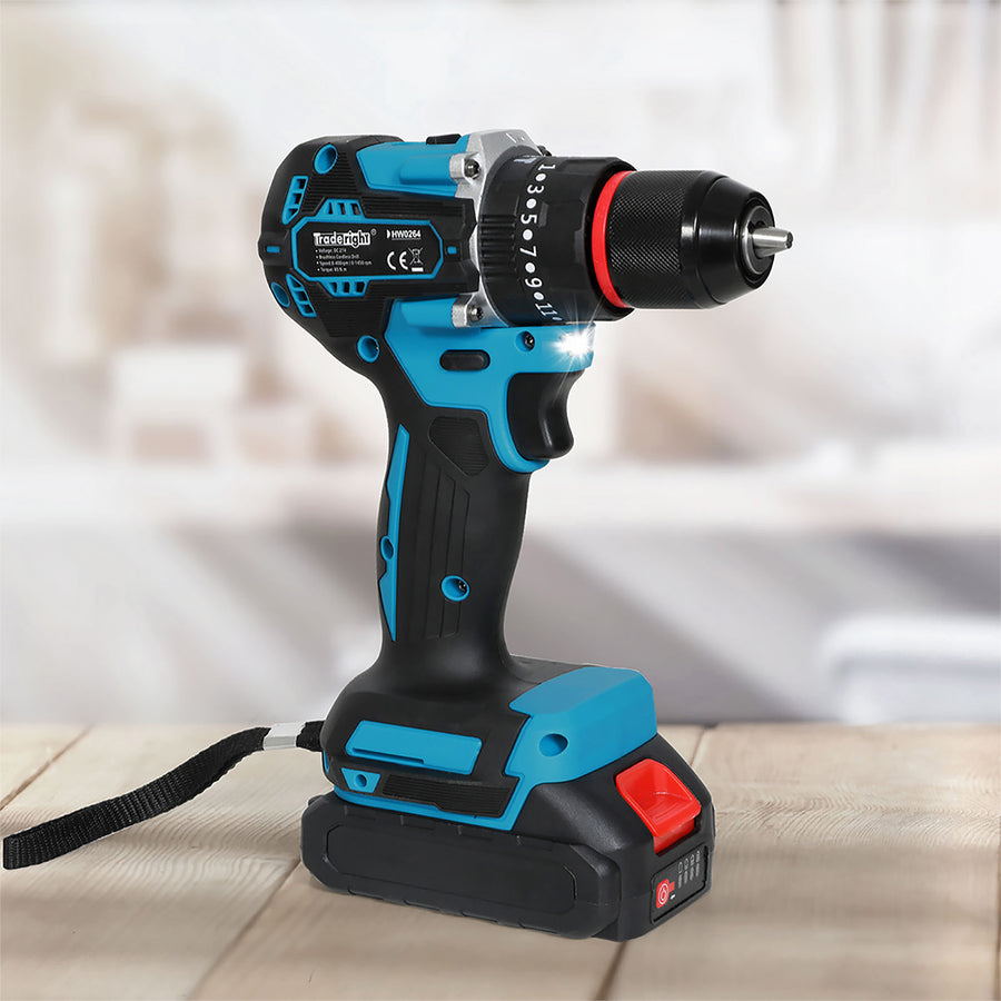 Traderight 21V Cordless Impact Drill with LED Light-2018816790175551494