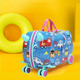 BoPeep Kids Ride On Suitcase Children - Rear View