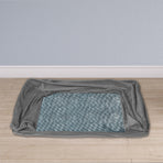 PaWz Pet Bed Sofa Dog Beds Bedding Soft M Cover Grey Cover Medium-2018816634877251590