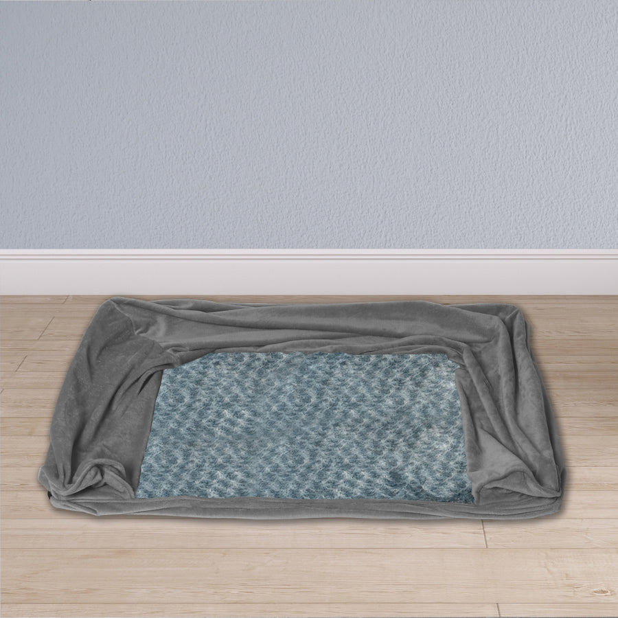 PaWz Pet Bed Sofa Dog Beds Bedding Soft M Cover Grey Cover Medium-2018816634877251590