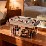 Levede Medical Storage Box Two Layer Medicine Case - Rear View