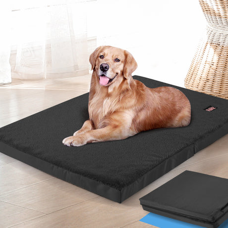 PaWz Pet Bed Foldable Dog Puppy Beds Black Large-2006733195353133062