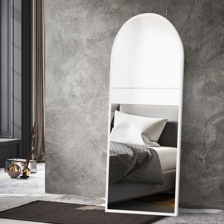 Yezi Floor Mirror Full Length Mirrors 1.8M White-2018816915190976518
