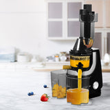 Spector Slow Juicer Cold Press Whole Black - Rear View