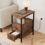 Levede Side Table Narrow Coffee End Table - Rear View