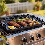 Toque 50.5cm Reversible Cast Iron Griddle Pan Non-Stick-2011971111960580102