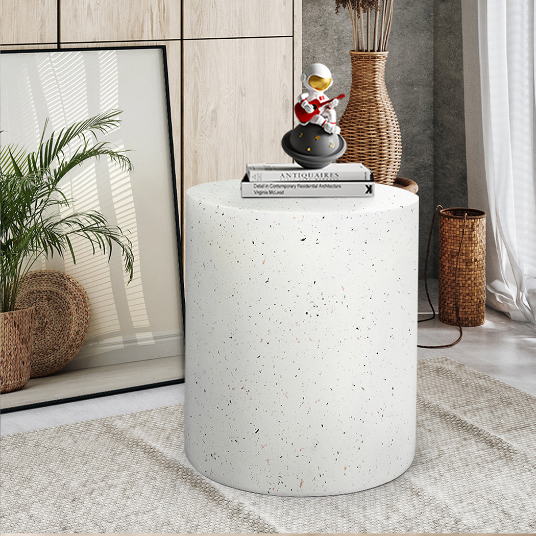 Levede Side Table Terrazzo Round End-2006733275976044550