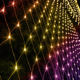 EMITTO 300LED Christmas Net Lights Mesh - Rear View
