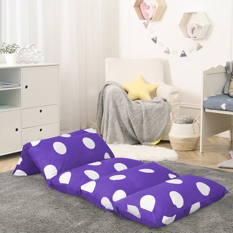 Dreamz Foldable Mattress Kids Pillow Purple Large-1954802509168119814