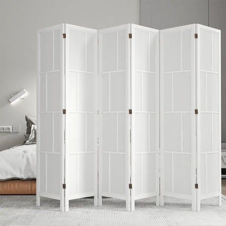 Levede 6 Panel Room Divider 170cm Freestanding Screen-2006733395211718662