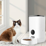PaWz 6L Auto Feeder Pet Automatic Camera - Rear View