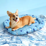 Pawz Pet Cooling Mat M Blue - Rear View