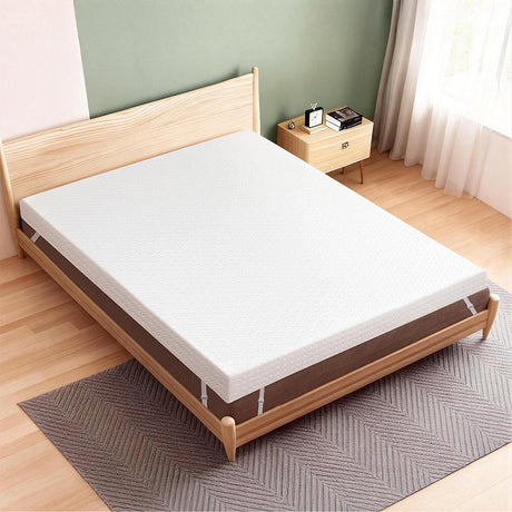 Dreamz Dual-Layer Memory Foam Mattress Topper 10cm-2017004948977487878