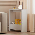 Levede Side Table with Magazine Rack Small End Table-2006732787842945030