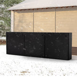 Moyasu Outdoor Firewood Rack Storage with Cover-2018816853002031110
