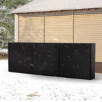 Moyasu Outdoor Firewood Rack Storage with Cover-2018816853002031110