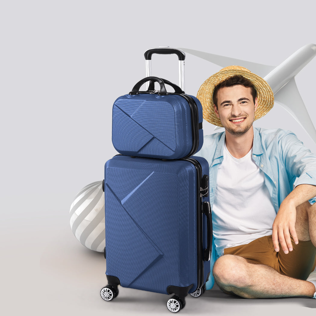 Slimbridge 2pcs 20"Travel Luggage Set Novy-2006733062494359558