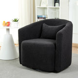 Levede Fleece Rocking Chair - Rear View