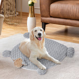 PaWz Pet Bed Cat Calming Bed Dog Squeaky M Grey Medium - 45-Degree Angle