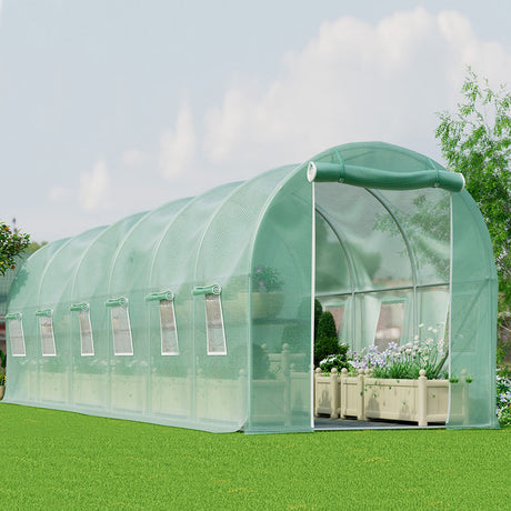 Lambu Greenhouse Walk-In Green House Shed 6M-2006732833569247239