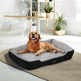 PaWz Pet Bed Dog Beds Bedding Mattress XL Black X-Large - Rear View