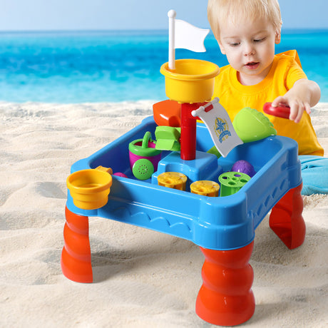 21pc Kids Sand Water Activity Play Table-2006733045117358086
