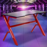 Levede Gaming Desk Table Desktop PC - Rear View