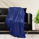 DreamZ 320GSM 220x240cm Ultra Soft Mink Navy Queen-2018816639612620806